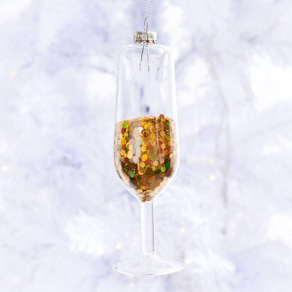 Champagne Glass Ornament