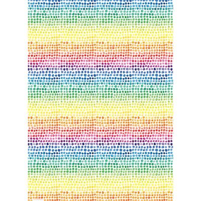 Watercolor Rainbow Dot Wrapping Paper
