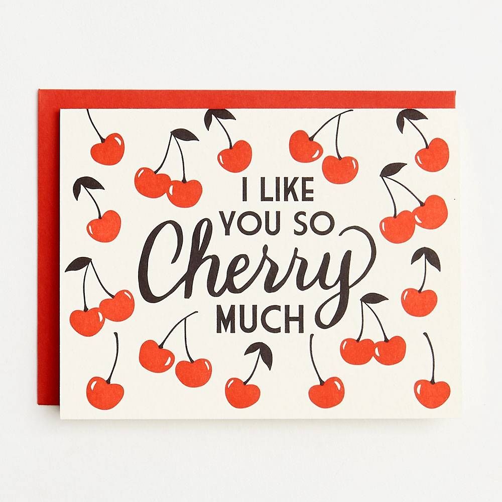 Cherry Much Love Card