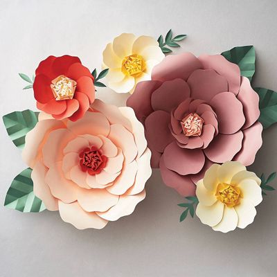 Big Bloom Paper Flowers