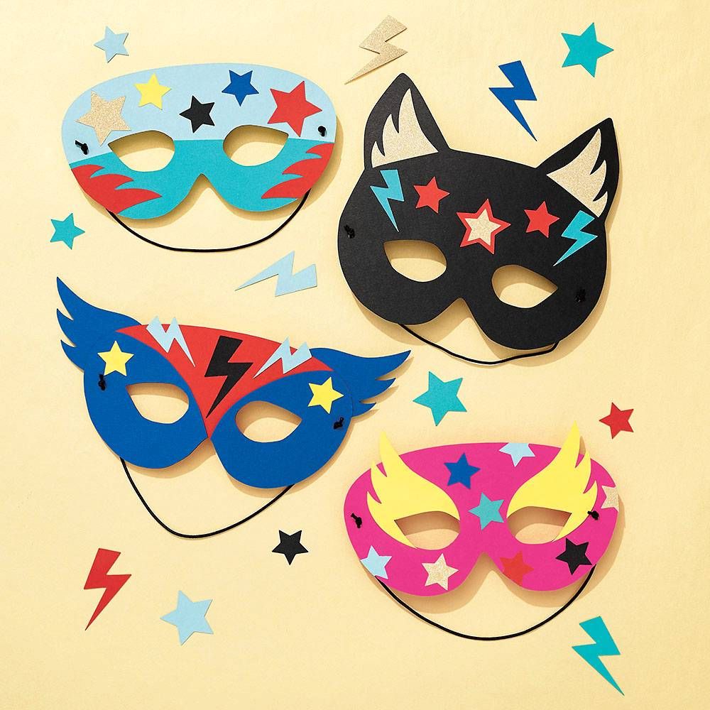 Superhero Paper Mask Kit