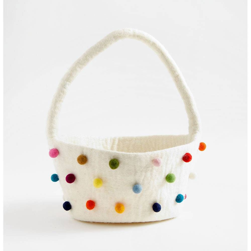 Pom Pom Easter Basket