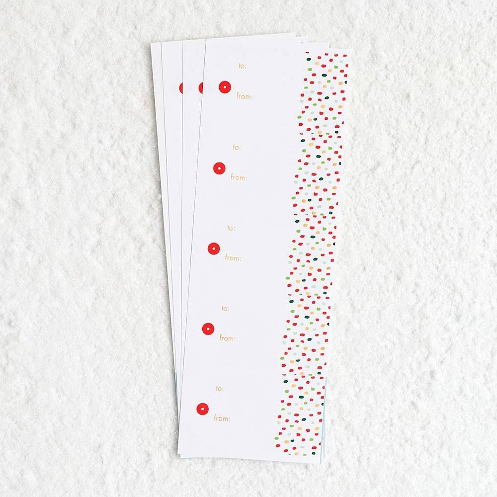 Confetti Flurry Gift Tags