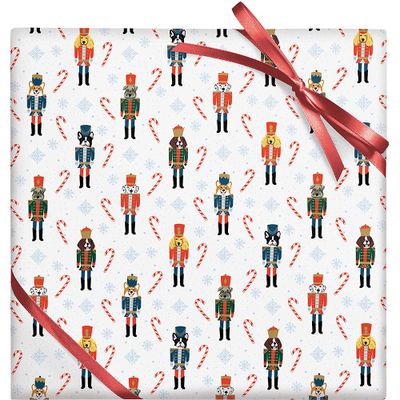 Nutcracker Dogs Wrapping Paper