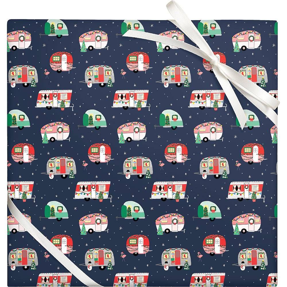 Holiday Campers Wrapping Paper