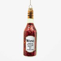 Wine Bottle Ornament