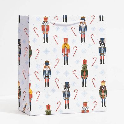 Nutcracker Dogs Medium Gift Bag