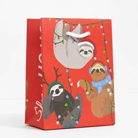 Holiday Sloth Gift Bag