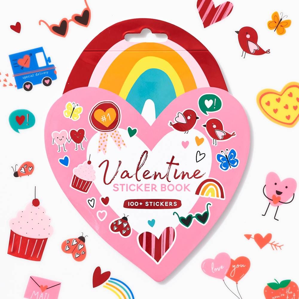 Valentine heart stickers