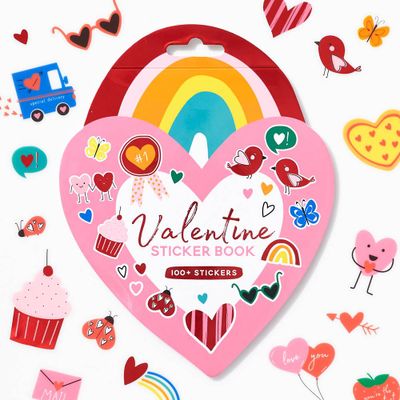 Valentine's Day Heart Sticker Book