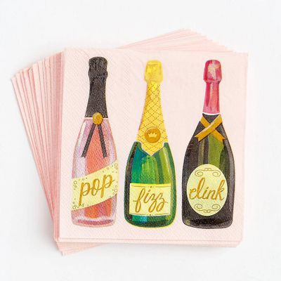 Sparkling Champagne Cocktail Napkin