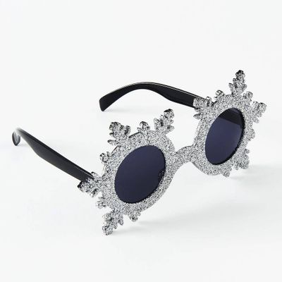 Snowflake Glitter Sunglasses