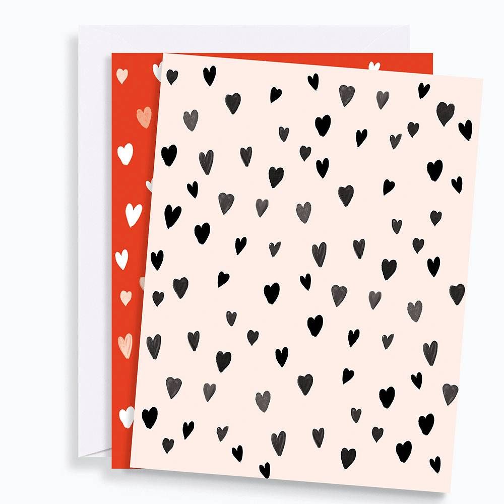 Micro Hearts Stationery Set