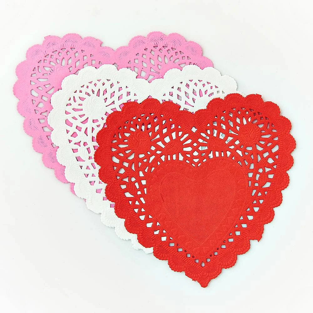 Valentine Heart Doilies