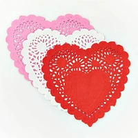 Valentine Heart Doilies