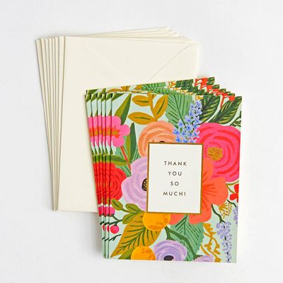 Floral Box Thank You Note Set
