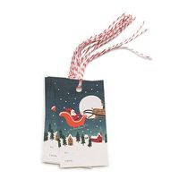 Santa Sleigh Hang Tags