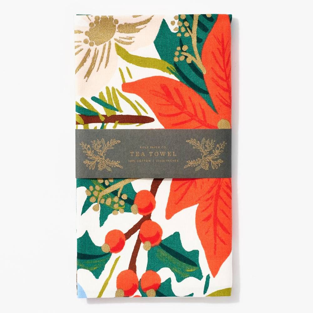 Holiday Bouquet Tea Towel