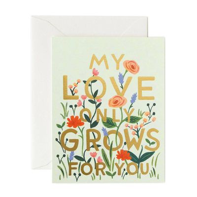 My Love Grows For You Greeting Card