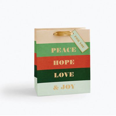 Peace & Joy Medium Gift Bag