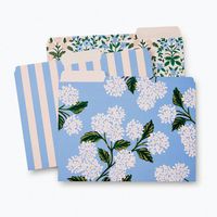 Hydrangea File Folders