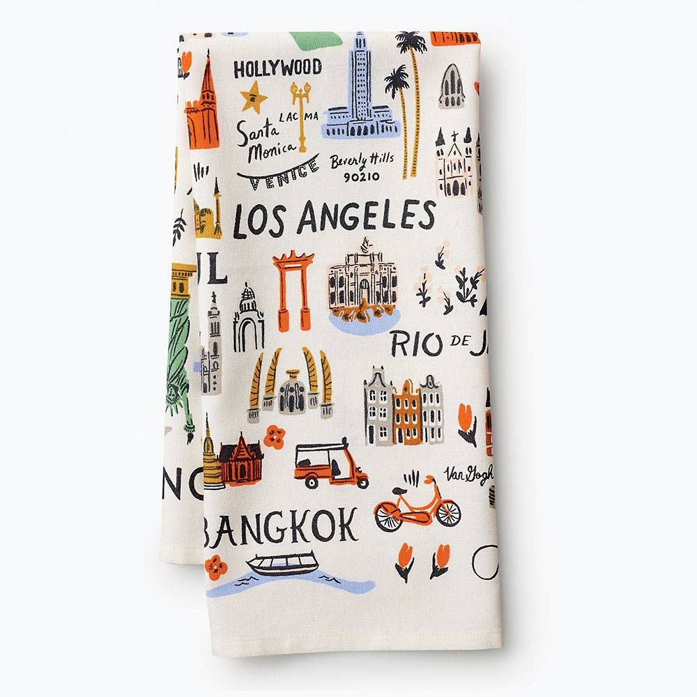 Bon Voyage Tea Towel