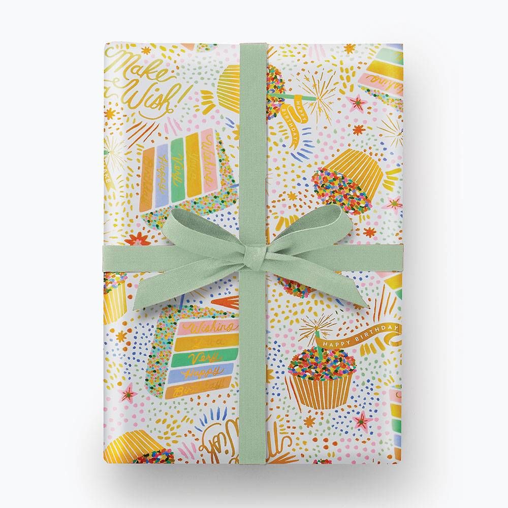 Birthday Cake Wrapping Paper