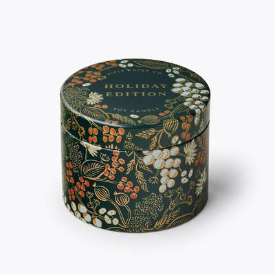 Rifle Paper Co. Holiday Travel Tin Candle