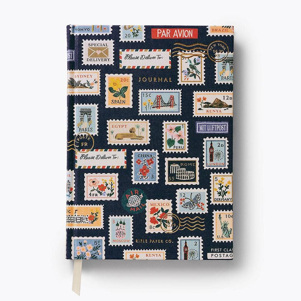 Stamps Fabric Journal