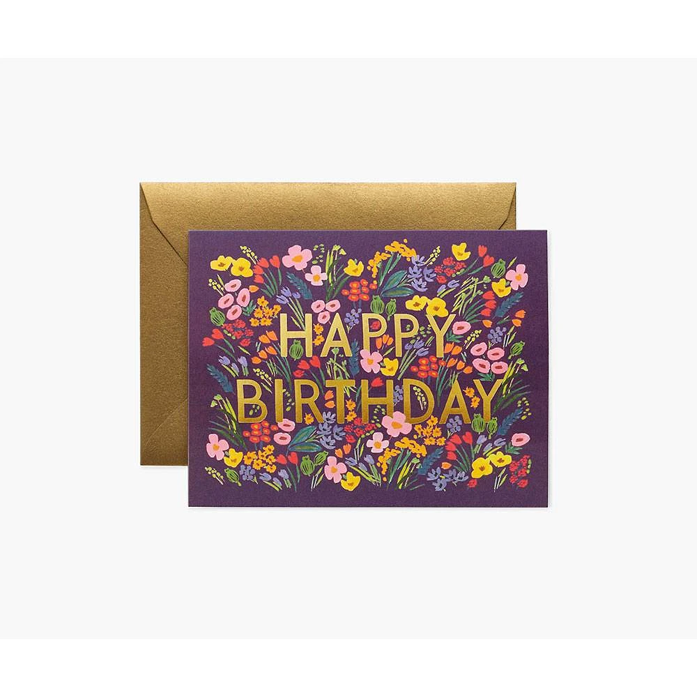 Lea Floral Birthday Card