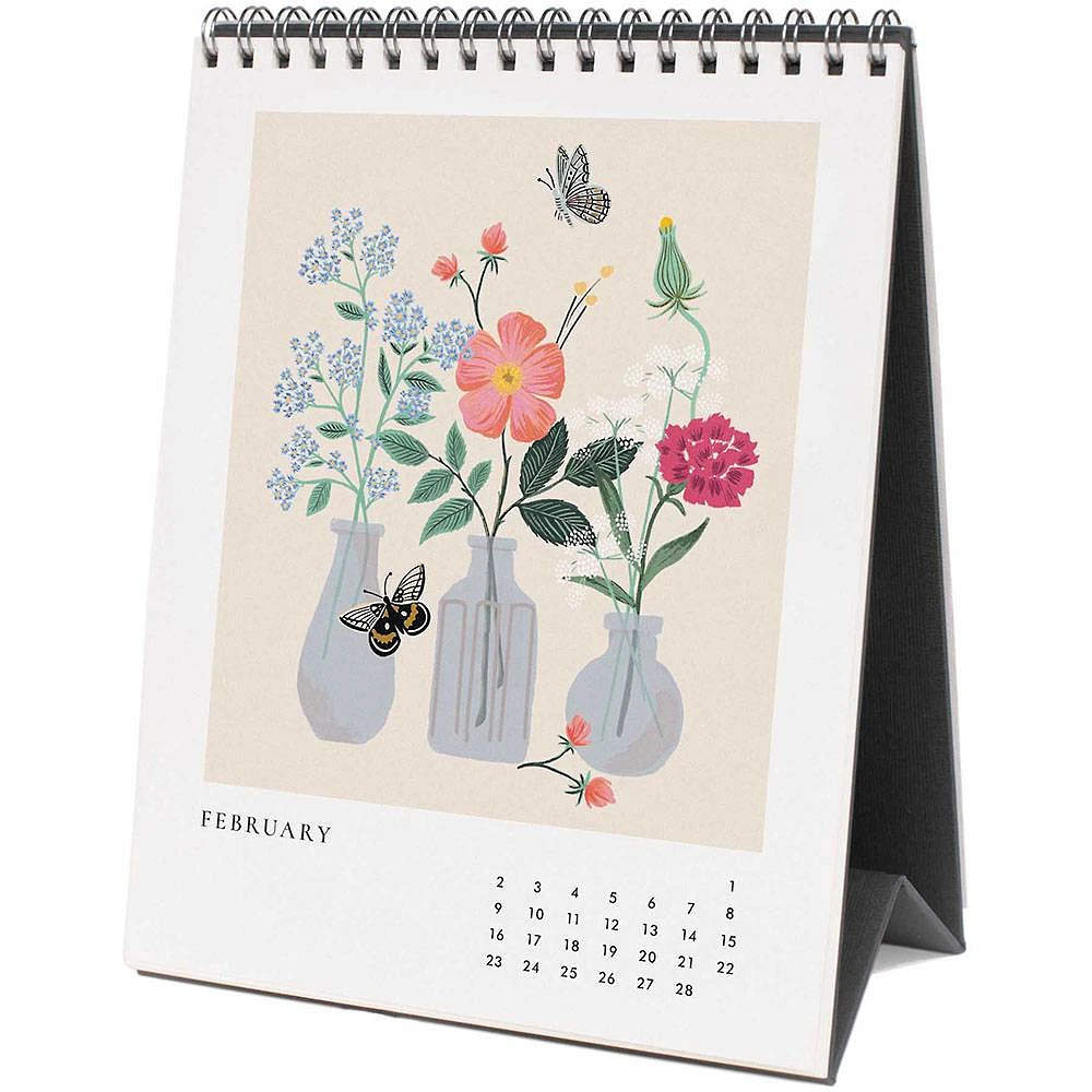 2025 Flower Studies Desk Calendar