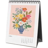 2025 Flower Studies Desk Calendar