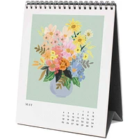 2025 Flower Studies Desk Calendar