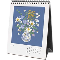 2025 Flower Studies Desk Calendar