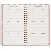 2025 Roses 12-Month Spiral Pocket Planner