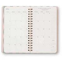 2025 Roses 12-Month Spiral Pocket Planner