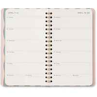 2025 Roses 12-Month Spiral Pocket Planner