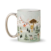 Penguin Village Porcelain Mug