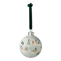 Penguin Village Porcelain Ornament