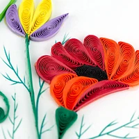 Quilling Wildflower Birthday Blooms Card