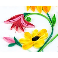 Quilling Wildflower Birthday Blooms Card