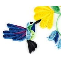 Quilling Hummingbird Birthday Card