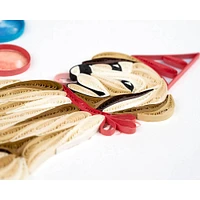 Quilling Birthday Dog Card