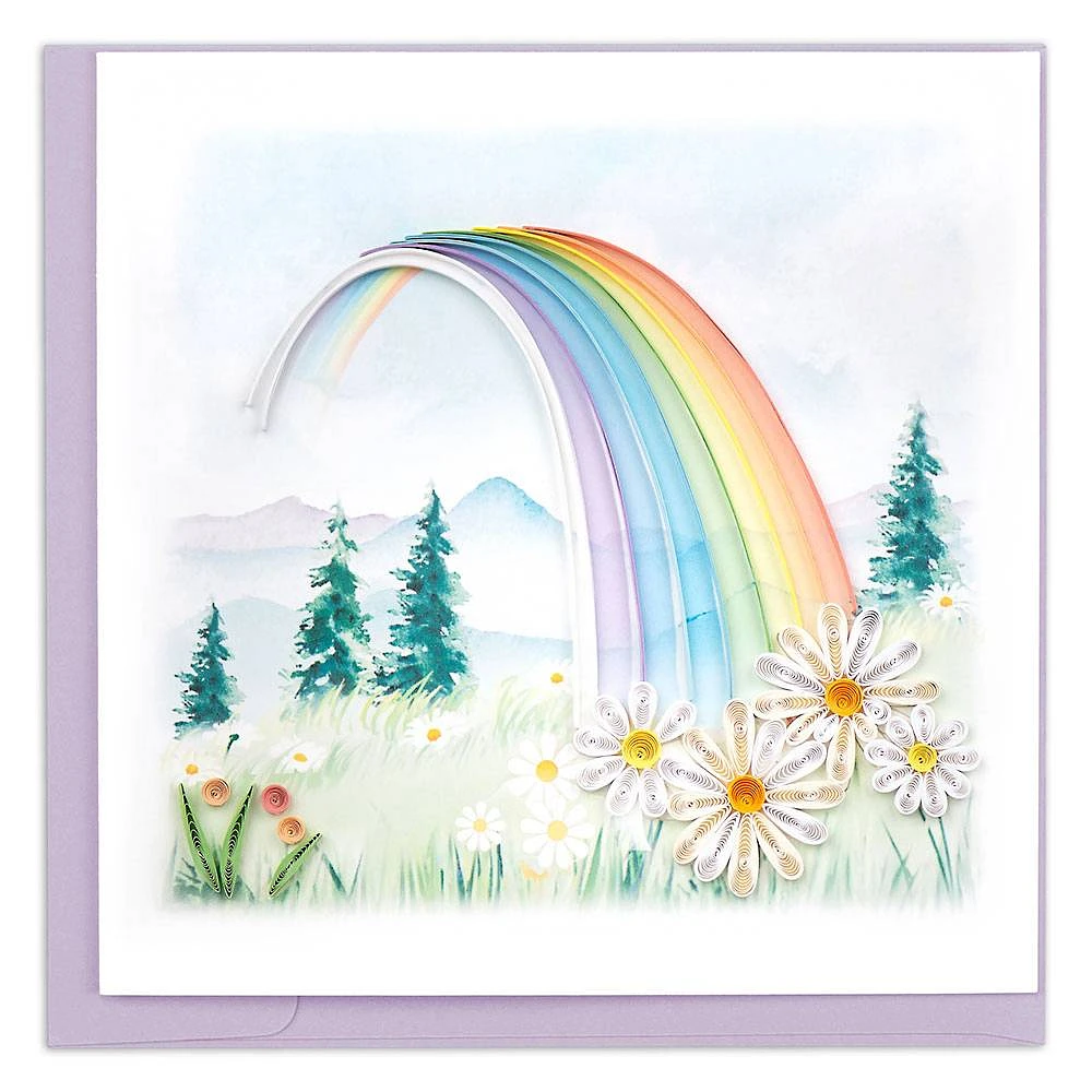 Quilling Rainbow Card