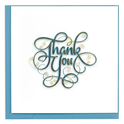 Quilling Thank You Card