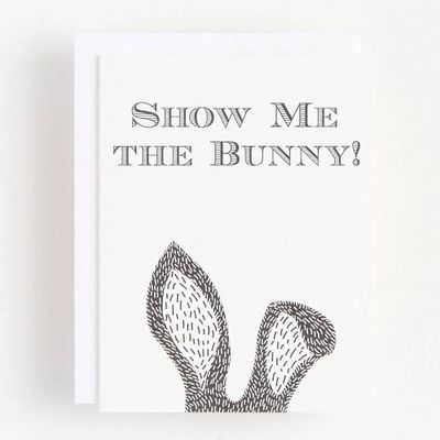 Show Me the Bunny Easter Card