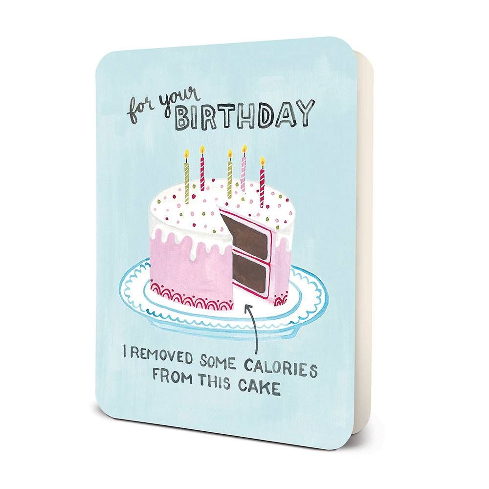 Removed Some Calories Birthday Card