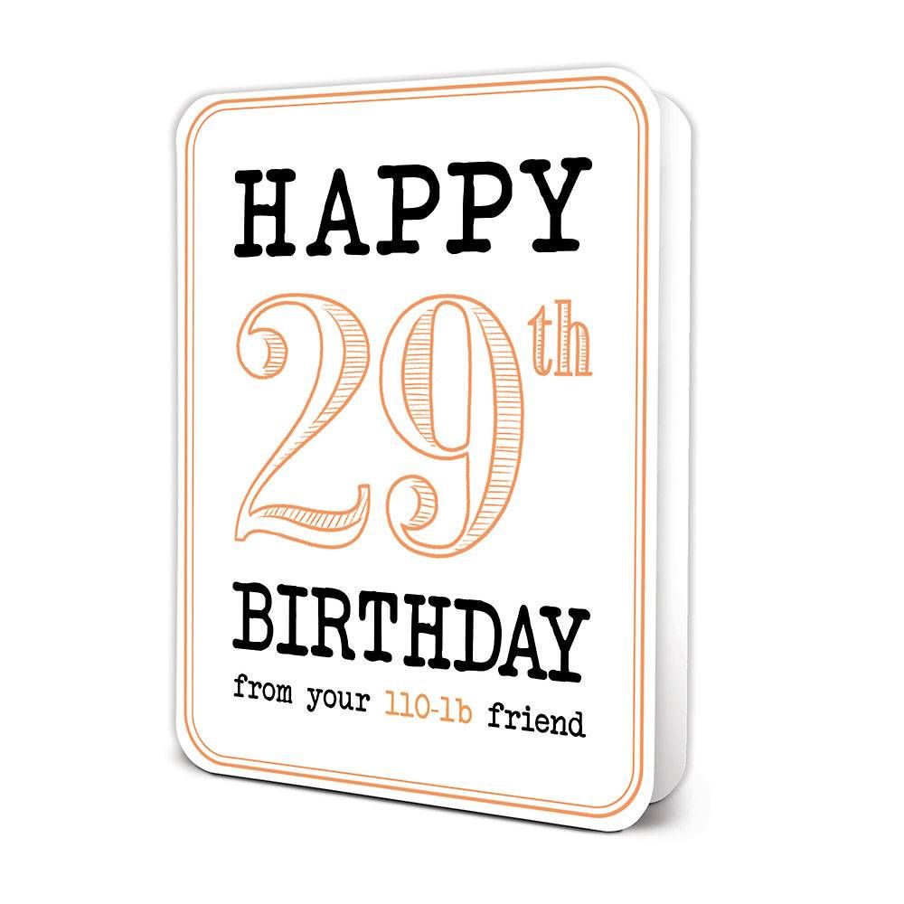 Happy 29th Birthday Card