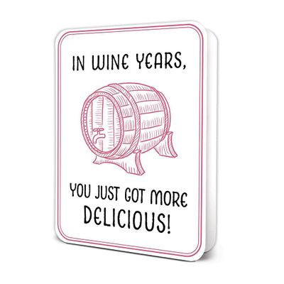 Wine Years Birthday Card