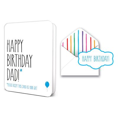 Dad Accept This Birthday Card